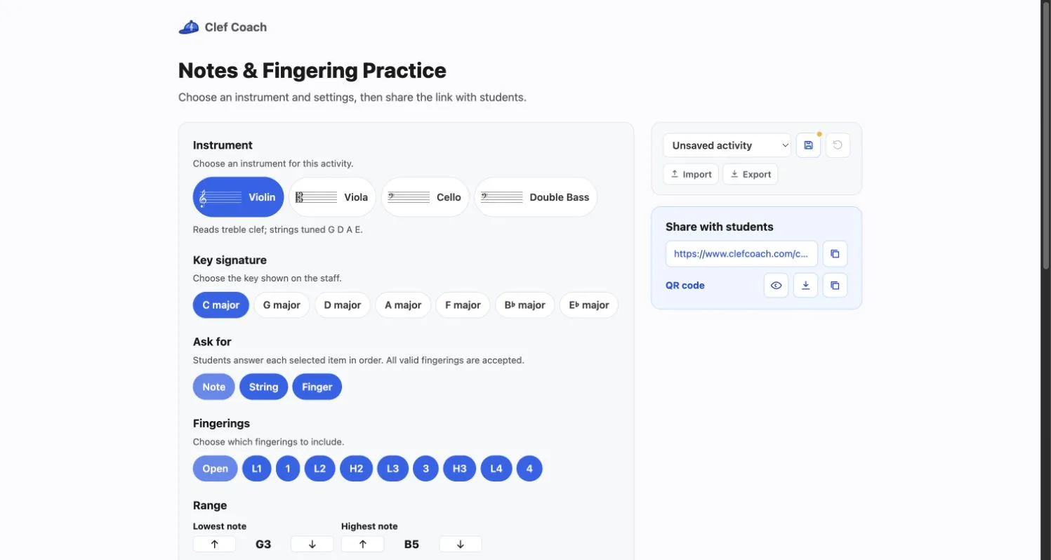 Clef Coach screenshot