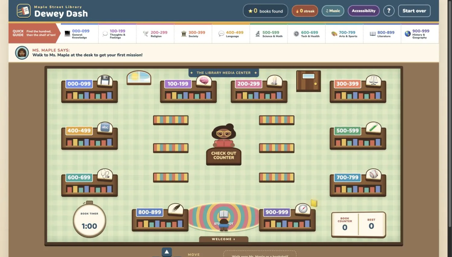Dewey Dash screenshot