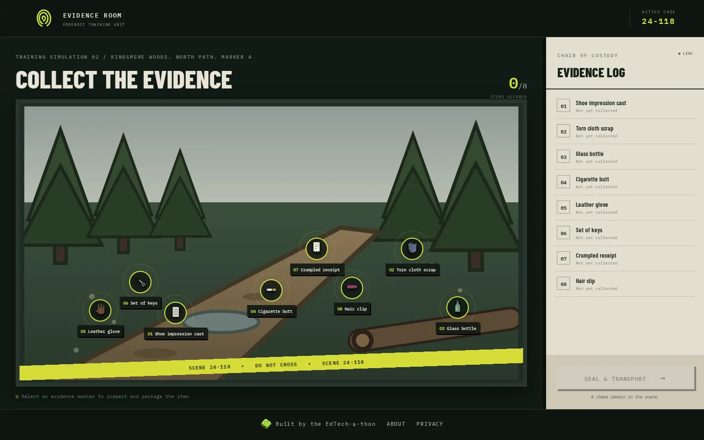 Forensic Simulator screenshot