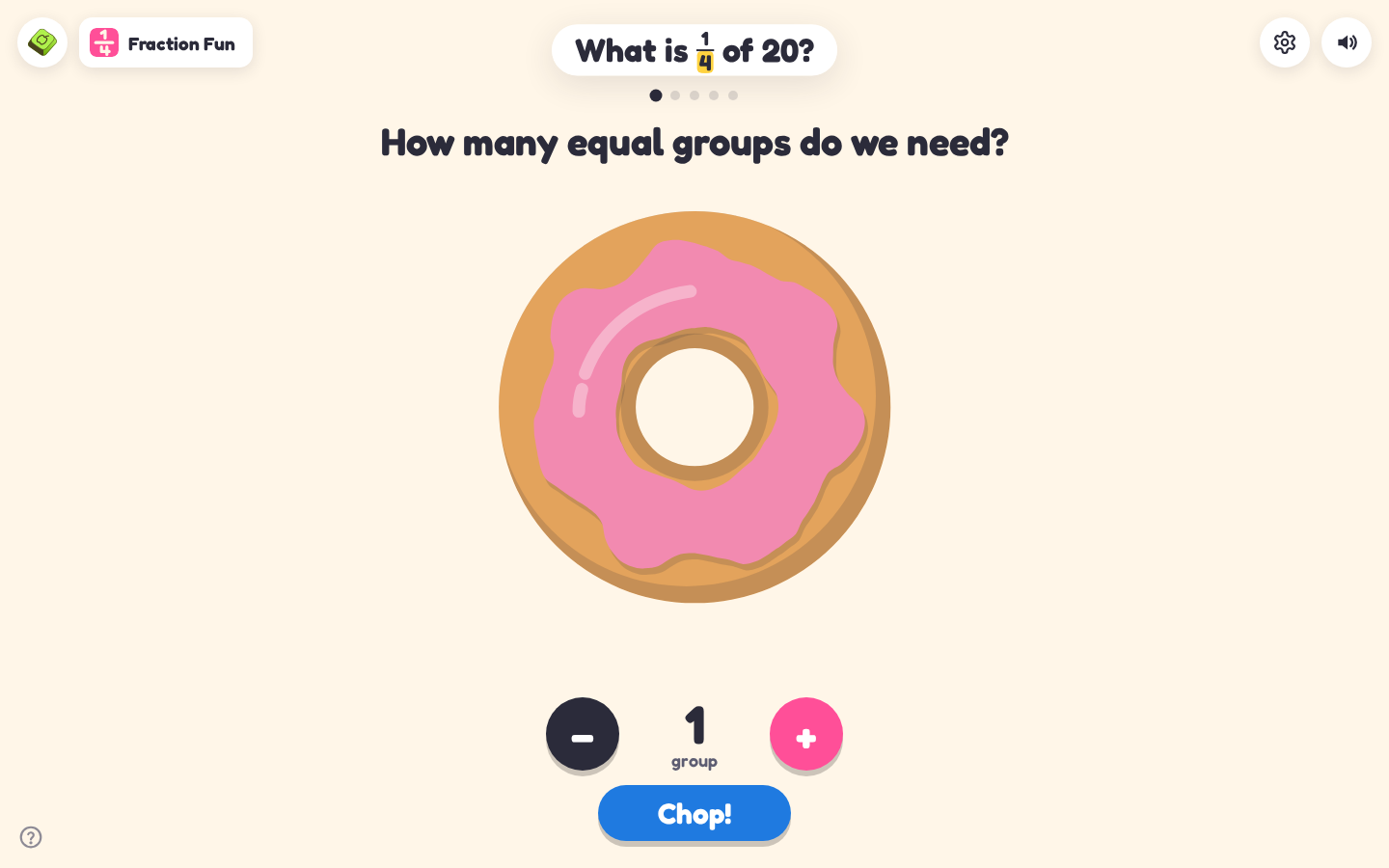 Fraction Fun screenshot