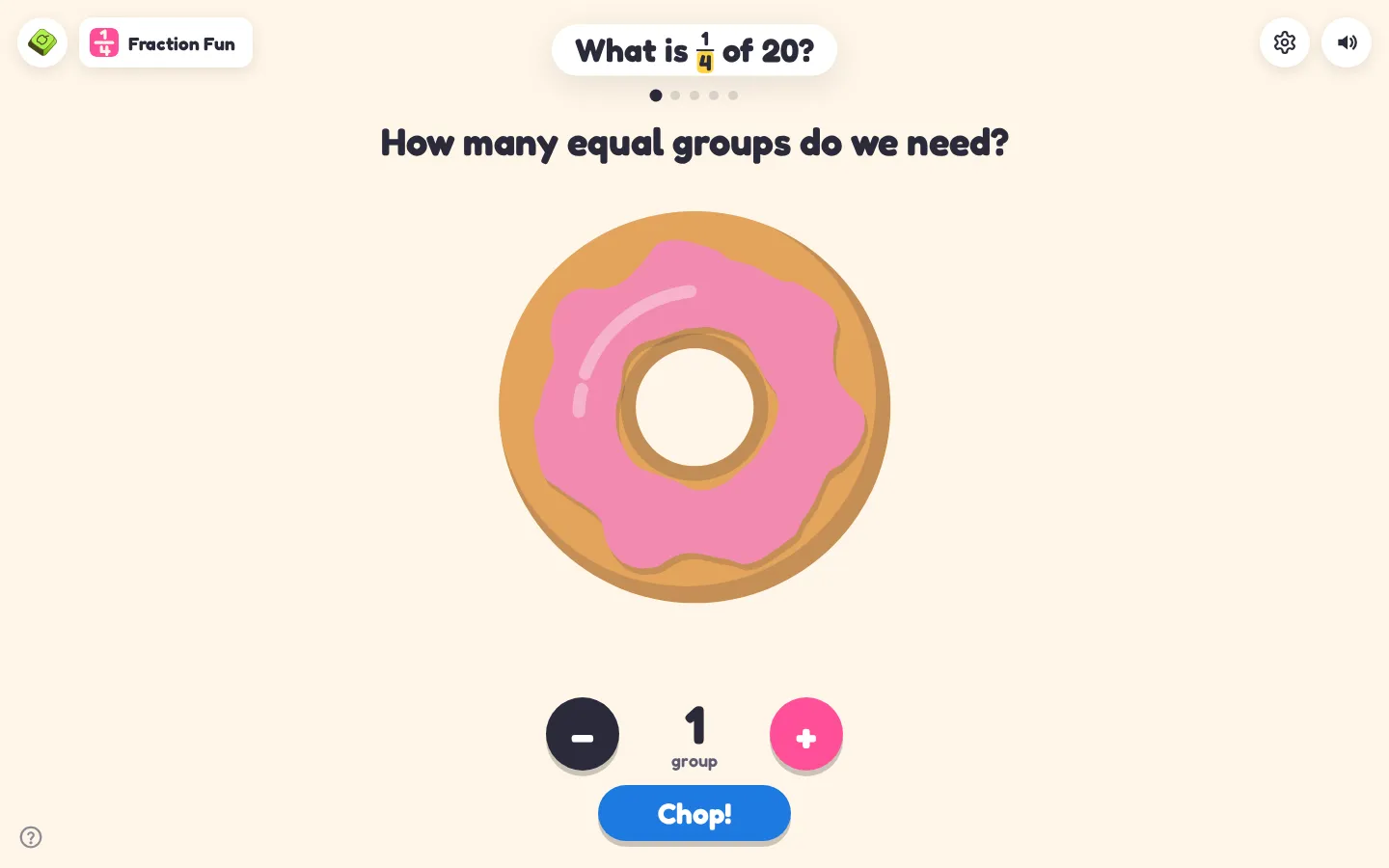 Fraction Fun screenshot
