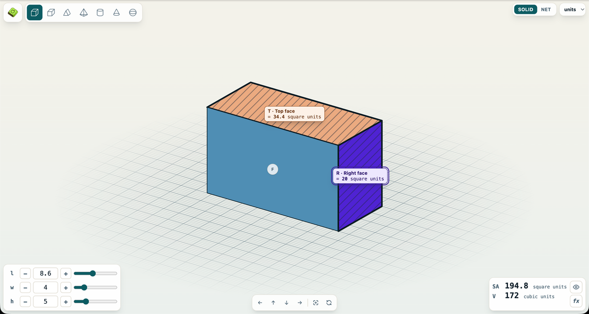 Geometric Solids screenshot