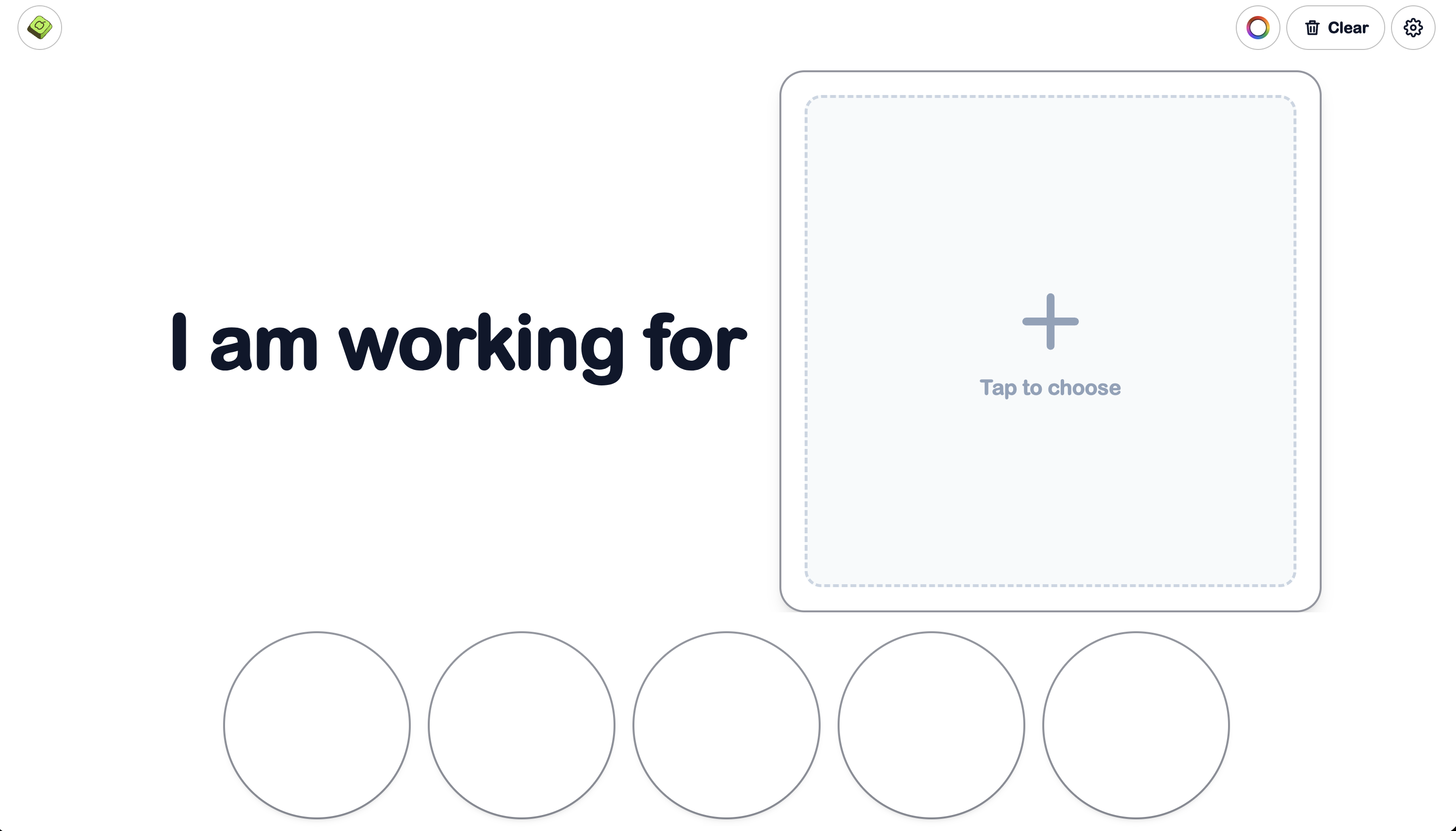 Token Board screenshot