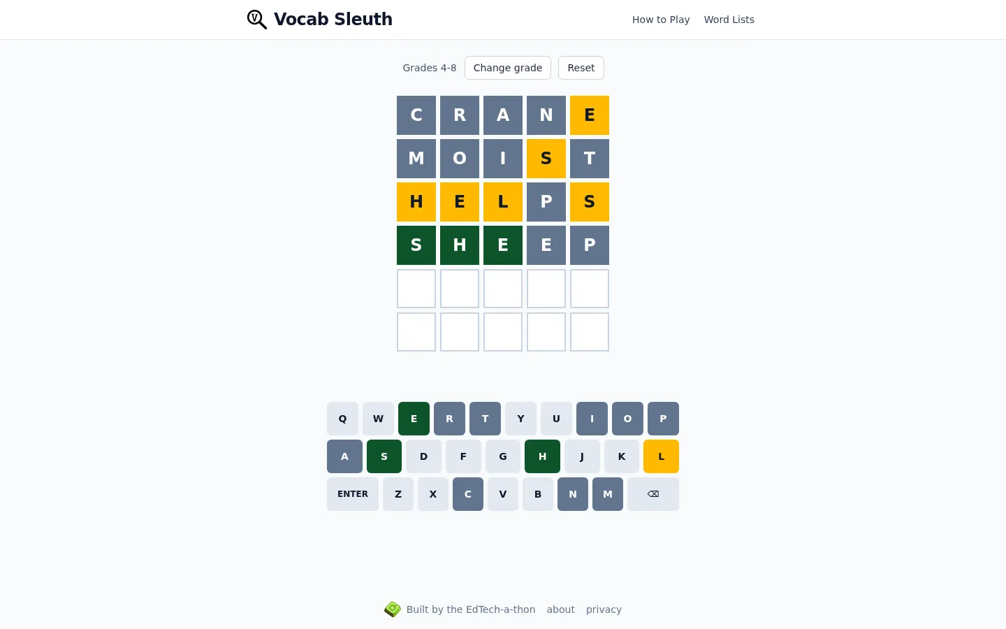 Vocab Sleuth screenshot